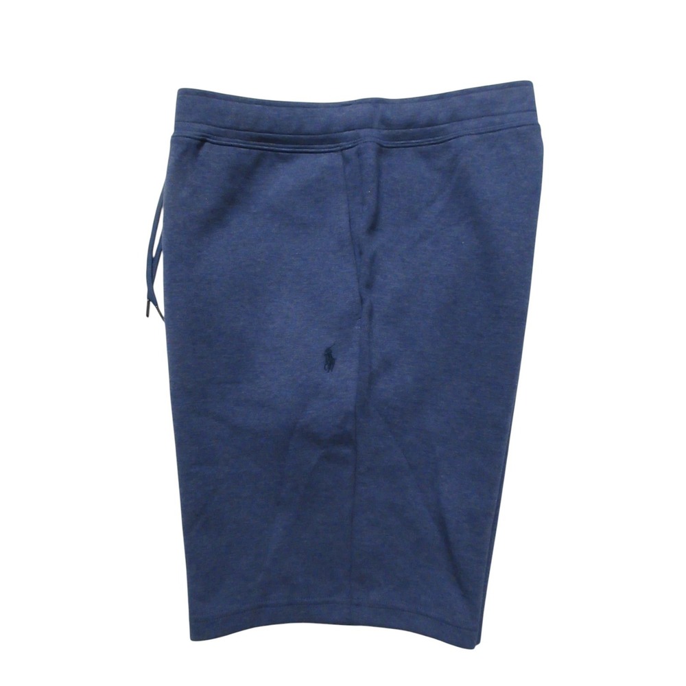 POLO RALPH LAUREN Men's Heather Blue Double-Knit Sweat Shorts, Size Small